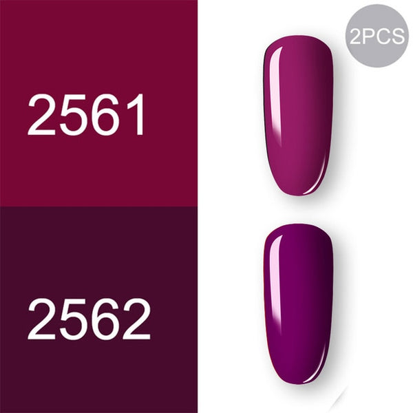 ROSALIND Gel Polish Set UV Vernis Semi Permanent Primer Top Coat 7ML Poly Gel Varnish Nail Art Manicure Gel Lak PolishesNails