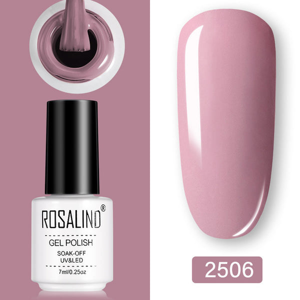 ROSALIND Gel Polish Set UV Vernis Semi Permanent Primer Top Coat 7ML Poly Gel Varnish Nail Art Manicure Gel Lak PolishesNails