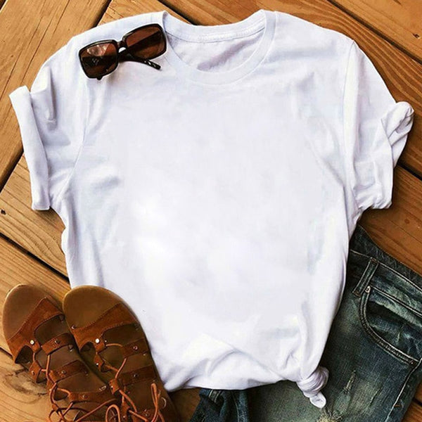 Kawaii Cartoon Avocado Short Sleeve T-shirt Women Casual Avocado Graphic Tops Female Tee Summer Women T-shirts Tops