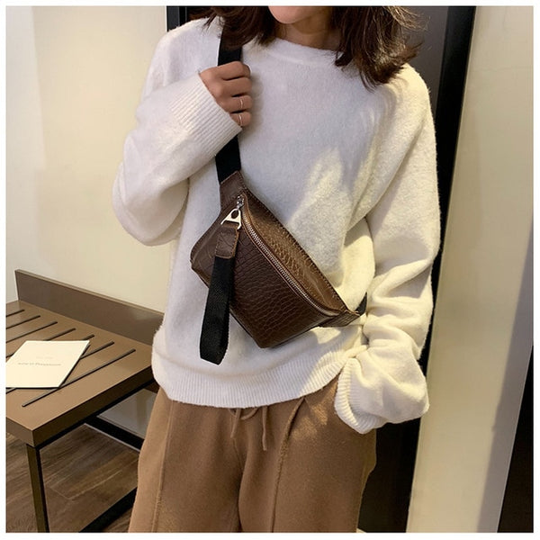 Crowdale bolsa feminina crocodilo multicolorido mensageiro peito saco de embreagem feminina bolsa de couro do plutônio cruz corpo saco moda alta qualidade