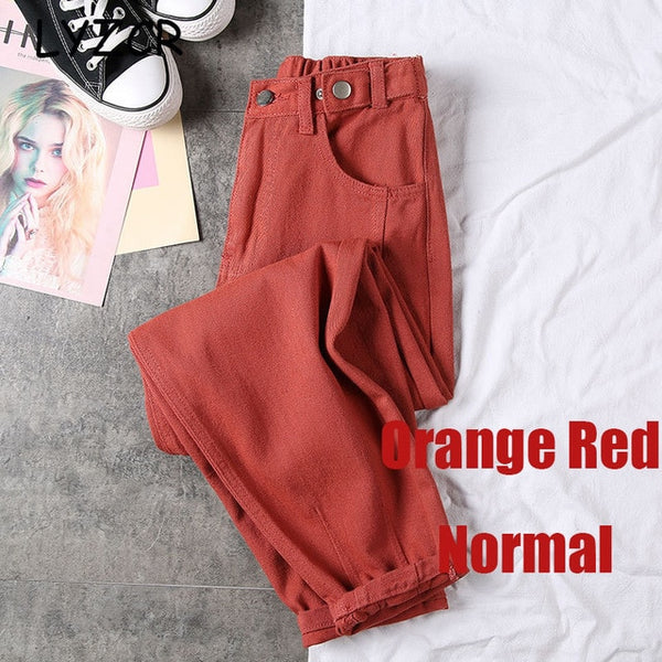 White Women Jeans Pants Spring 2020 Black Boyfriends Jeans For Women Loose Harem Jeans Denim Pants Trousers Summer Women's Jeans