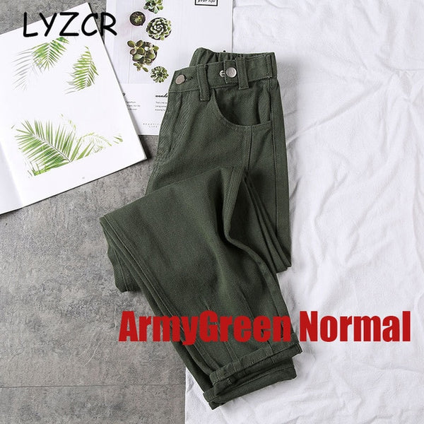 White Women Jeans Pants Spring 2020 Black Boyfriends Jeans For Women Loose Harem Jeans Denim Pants Trousers Summer Women's Jeans