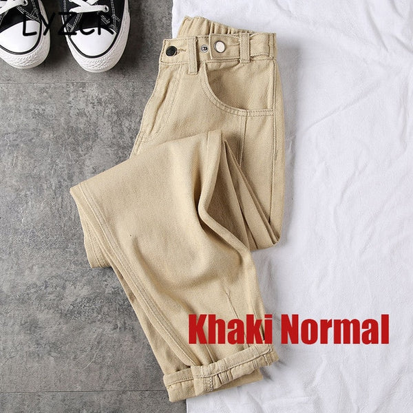 White Women Jeans Pants Spring 2020 Black Boyfriends Jeans For Women Loose Harem Jeans Denim Pants Trousers Summer Women's Jeans