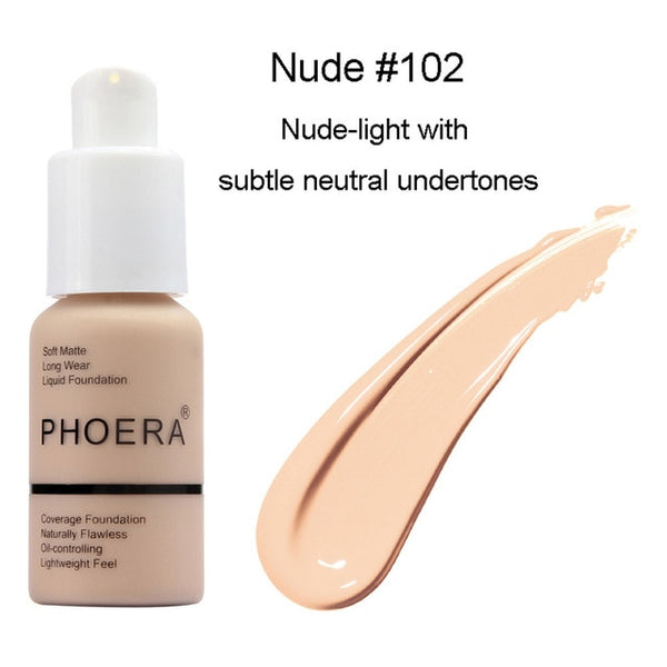 La belleza perfecta nuevo 30ml Fundación suave mate largo desgaste de Control de aceite base líquida correctora crema de maquillaje para mujer