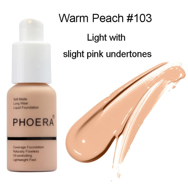 La belleza perfecta nuevo 30ml Fundación suave mate largo desgaste de Control de aceite base líquida correctora crema de maquillaje para mujer