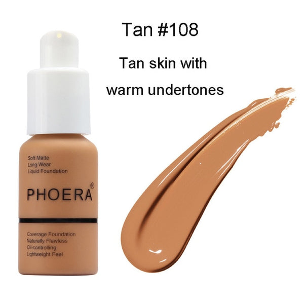 La belleza perfecta nuevo 30ml Fundación suave mate largo desgaste de Control de aceite base líquida correctora crema de maquillaje para mujer