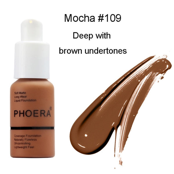La belleza perfecta nuevo 30ml Fundación suave mate largo desgaste de Control de aceite base líquida correctora crema de maquillaje para mujer