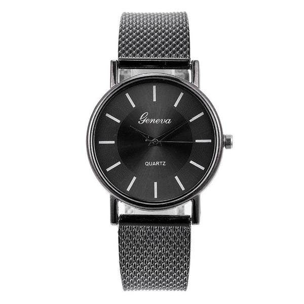 Quartz Watch Woman's High-end Blue Glass Life Waterproof Distinguished Female Clock Quartz Wristwatch Fashion Ladies Wrist #A