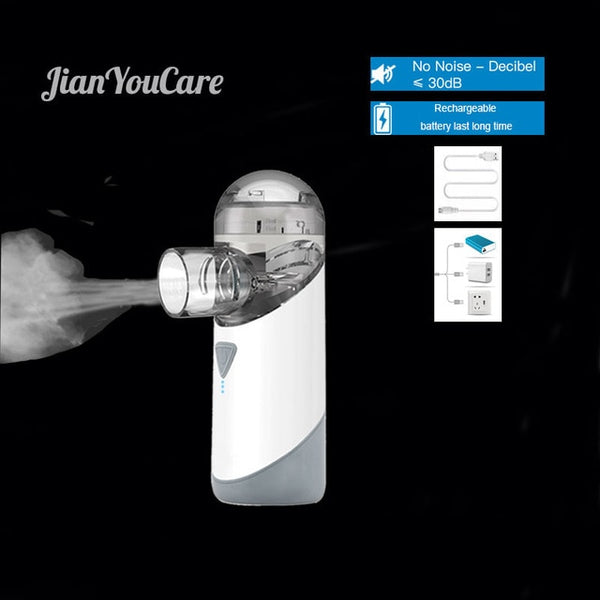 Health Care Mini Handheld portable Inhale Nebulizer silent Ultrasonic inalador nebulizador Children Adult Rechargeable Automizer