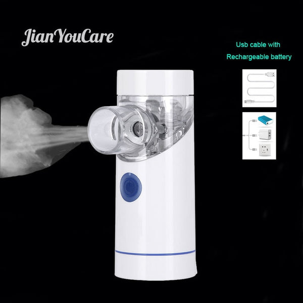 Health Care Mini Handheld portable Inhale Nebulizer silent Ultrasonic inalador nebulizador Children Adult Rechargeable Automizer