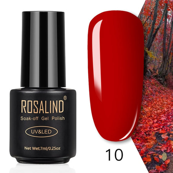 ROSALIND 7ML Nail Polish Gel Varnish Hybrid UV For Manicure Off Gellak White Prime Nail Art gel Extension nail polish