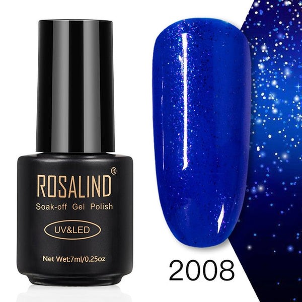 ROSALIND 7ML Nail Polish Gel Varnish Hybrid UV For Manicure Off Gellak White Prime Nail Art gel Extension nail polish