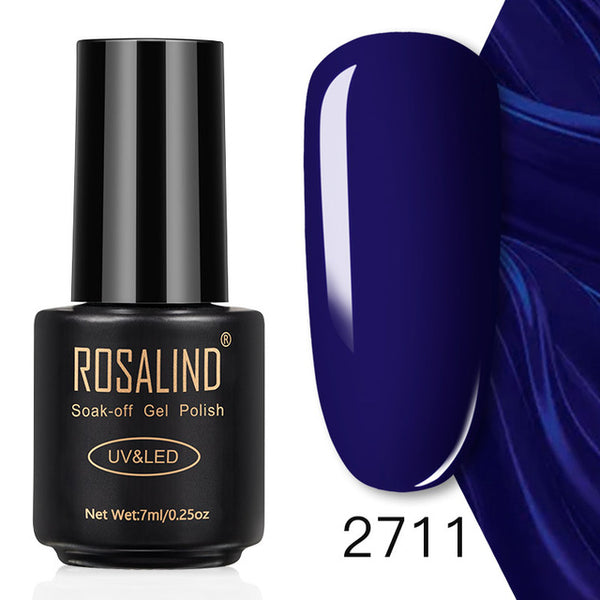 ROSALIND 7ML Nail Polish Gel Varnish Hybrid UV For Manicure Off Gellak White Prime Nail Art gel Extension nail polish