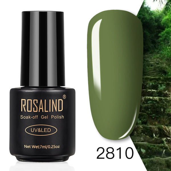ROSALIND 7ML Nail Polish Gel Varnish Hybrid UV For Manicure Off Gellak White Prime Nail Art gel Extension nail polish