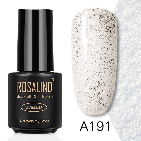 ROSALIND 7ML Nail Polish Gel Varnish Hybrid UV For Manicure Off Gellak White Prime Nail Art gel Extension nail polish