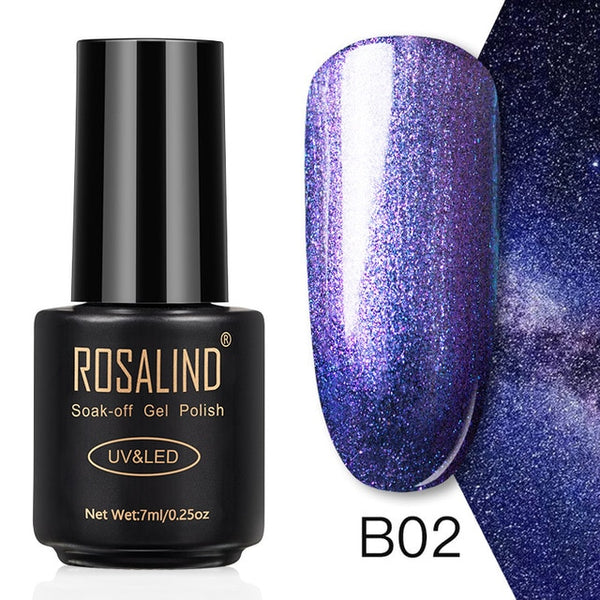 ROSALIND 7ML Nail Polish Gel Varnish Hybrid UV For Manicure Off Gellak White Prime Nail Art gel Extension nail polish
