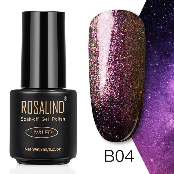 ROSALIND 7ML Nail Polish Gel Varnish Hybrid UV For Manicure Off Gellak White Prime Nail Art gel Extension nail polish