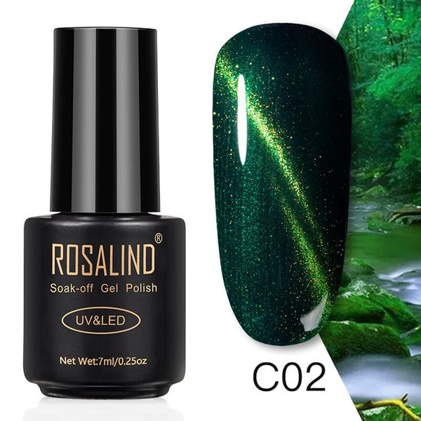 ROSALIND 7ML Nail Polish Gel Varnish Hybrid UV For Manicure Off Gellak White Prime Nail Art gel Extension nail polish