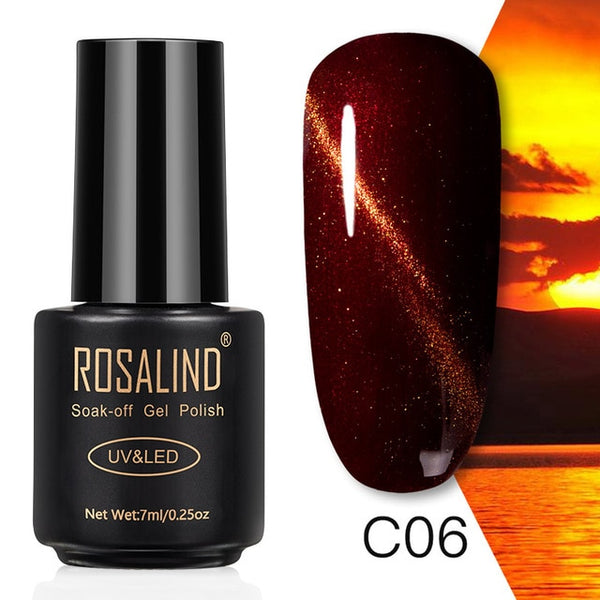 ROSALIND 7ML Nail Polish Gel Varnish Hybrid UV For Manicure Off Gellak White Prime Nail Art gel Extension nail polish