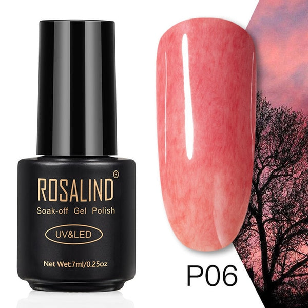 ROSALIND 7ML Nail Polish Gel Varnish Hybrid UV For Manicure Off Gellak White Prime Nail Art gel Extension nail polish