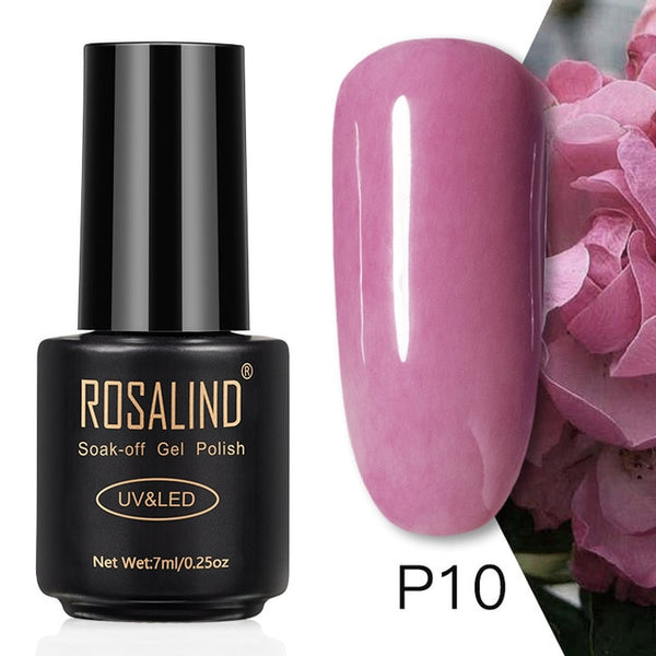 ROSALIND 7ML Nail Polish Gel Varnish Hybrid UV For Manicure Off Gellak White Prime Nail Art gel Extension nail polish