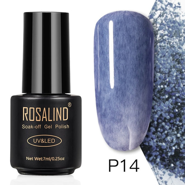 ROSALIND 7ML Nail Polish Gel Varnish Hybrid UV For Manicure Off Gellak White Prime Nail Art gel Extension nail polish