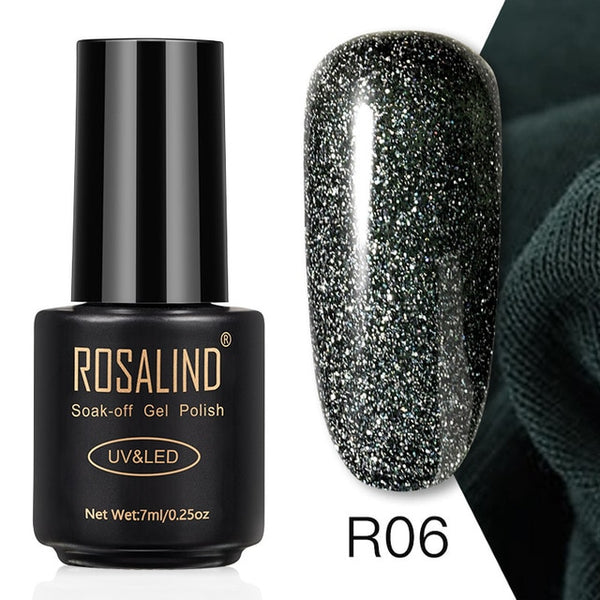ROSALIND 7ML Nail Polish Gel Varnish Hybrid UV For Manicure Off Gellak White Prime Nail Art gel Extension nail polish