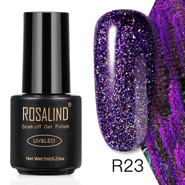 ROSALIND 7ML Nail Polish Gel Varnish Hybrid UV For Manicure Off Gellak White Prime Nail Art gel Extension nail polish