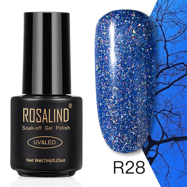 ROSALIND 7ML Nail Polish Gel Varnish Hybrid UV For Manicure Off Gellak White Prime Nail Art gel Extension nail polish