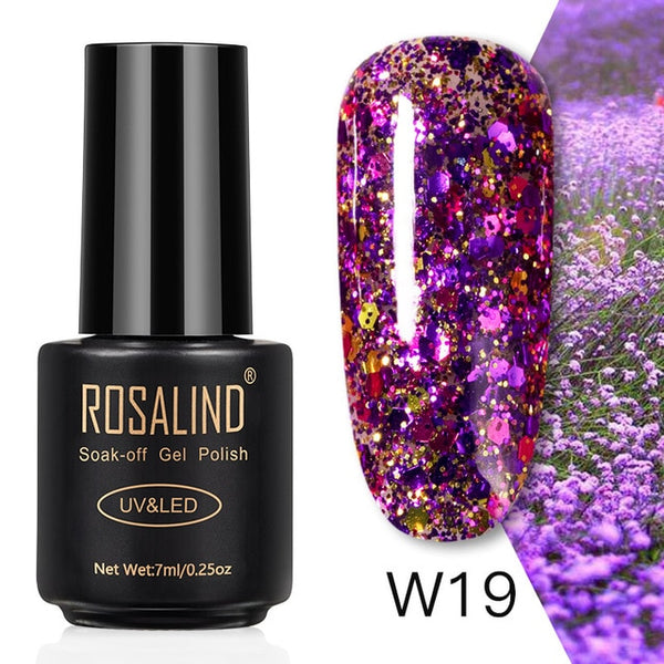 ROSALIND 7ML Nail Polish Gel Varnish Hybrid UV For Manicure Off Gellak White Prime Nail Art gel Extension nail polish