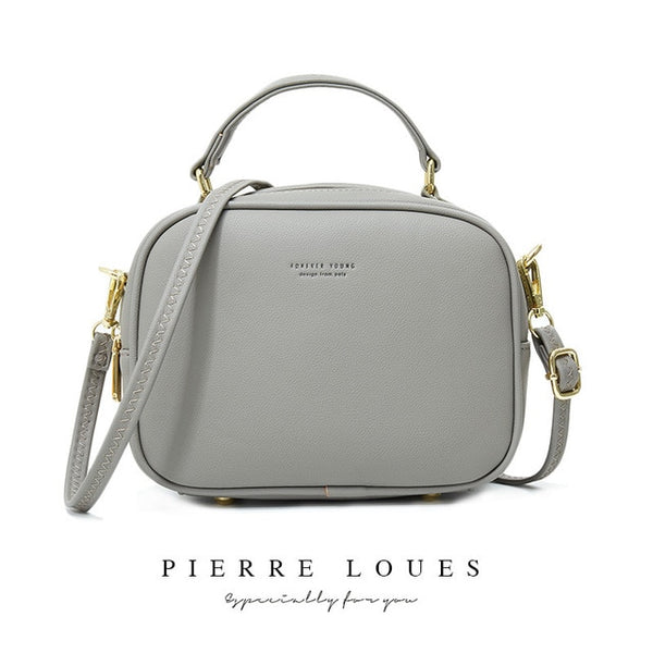Vintage Crossbody PU Leather Cell Phone Shoulder Bag Messenger Bags Fashion Daily Use For Women Wallet HandBags