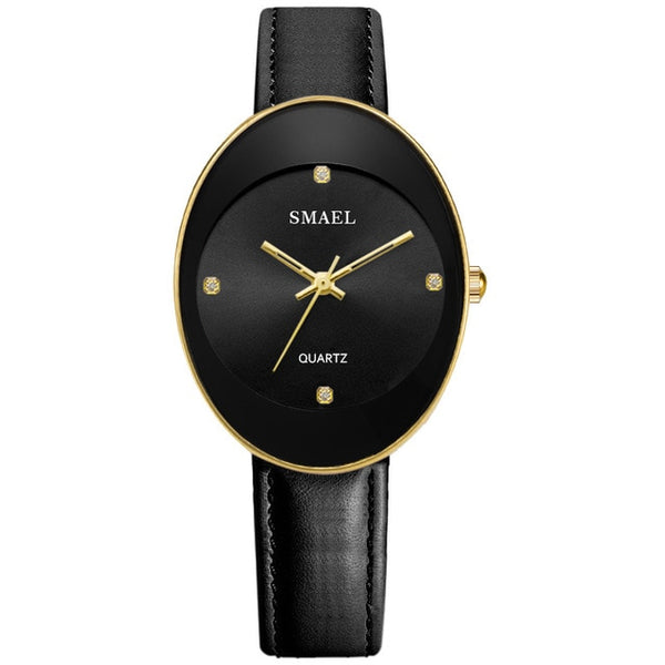 SMAEL New Stainless Watch Quartz Watches Women Fashion casual Brand Luxury Ladies clock digital SL1880 Woman Watches Waterproof
