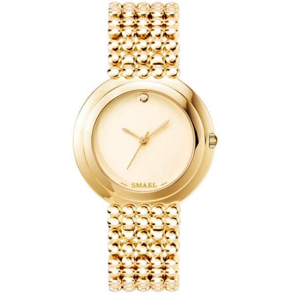 Waterproof Calendar QuartzWristwatches SMAEL Fashion Casual New Women Watches Elegant Rose Gold Clock 1885M Ladies Watch Digital